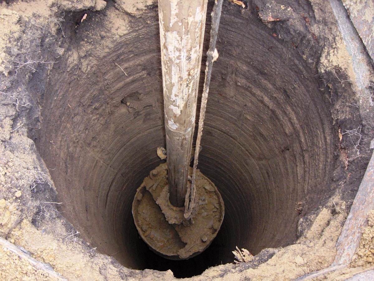 Углубление колодцев